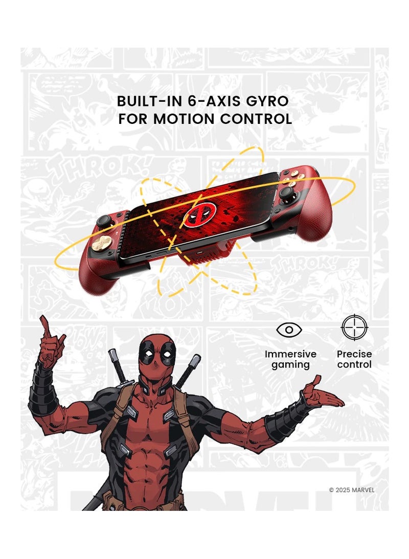 X3 Pro DeadPool Edition Mobile Gaming Controller Android IOS TYPE-C
