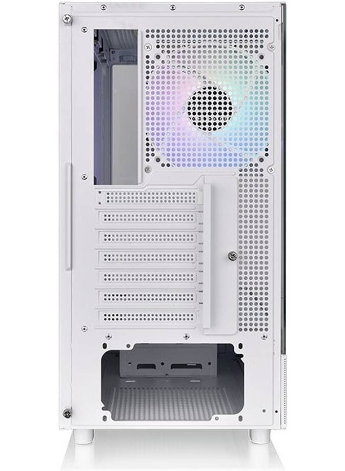 Thermaltake View 270 TG ARGB M-ATX PC Case, Tempered Glass Front and Left Panels, Supports up to 360mm Radiator, 1* CT140 ARGB Preinstalled Fan, USB Type-C x 1, USB 3.0 x 2, Snow | CA-1Y7-00M6WN-03  - Image 5