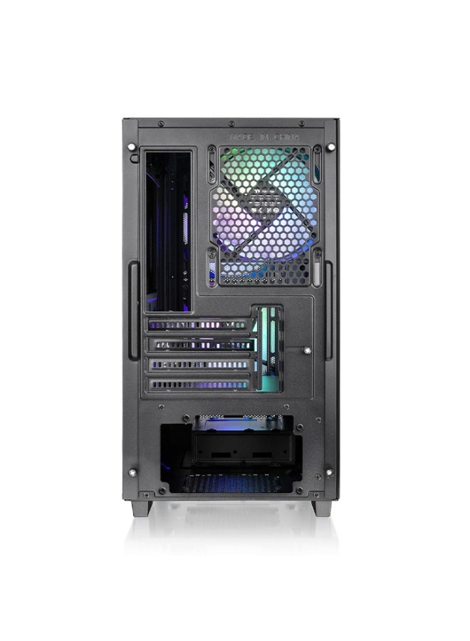 Versa H16 TG ARGB Micro Tower Chassis, Compact Micro ATX & Mini ITX Case with 3x 120mm ARGB Fans, Tempered Glass Side Panel, Mesh Front Panel, Multiple Drive Bays, USB 3.0 & Audio I/O, Black | CA-1Y8-00S1WN-02