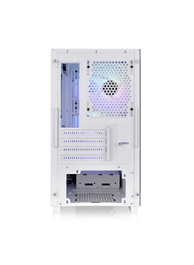 Versa H16 TG ARGB Micro Tower Chassis, Compact Micro ATX & Mini ITX Case with 3x 120mm ARGB Fans, Tempered Glass Side Panel, Mesh Front Panel, Multiple Drive Bays, USB 3.0 & Audio I/O, White | CA-1Y8-00S6WN-01