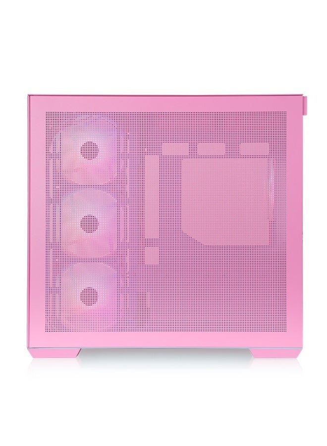 Thermaltake View 380 TG ARGB Bubble Pink Mid Tower Case, Tempered Glass, 4x 120mm ARGB Fans, ATX Support, USB 3.2 Gen 2 Type-C, Supports Up to 2x 2.5" SSD + 1x 3.5" HDD | CA-1Z2-00MAWN-00  - Image 4