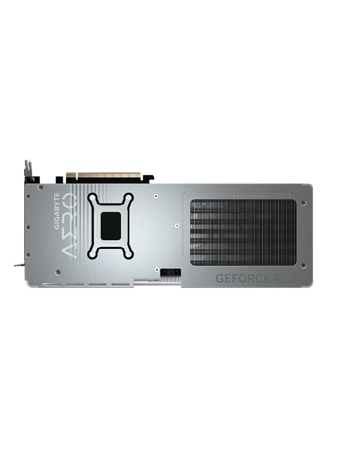 GeForce RTX 5070 AERO OC 12G Graphics Card, 12GB GDDR7 192-bit, PCIe 5.0, Triple Fan WINDFORCE Cooling, DLSS 4, Ray Tracing, RGB, White, 3x DP 2.1 + HDMI 2.1, 2625MHz Boost, Dual BIOS | GV-N5070AERO OC-12GD