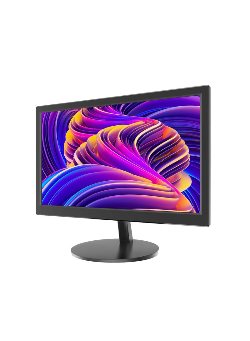 HIKVISION 18.5 inch HD Borderless Monitor, HDMI/VGA, 75Hz, 14ms, 178掳 View, VESA Mount, 24/7 Use, Low Blue Light, E-LED Backlight, 16.7M Colors, Ideal for CCTV, Office, or General Use | DS-D5019S0-1P0 black  - Image 4