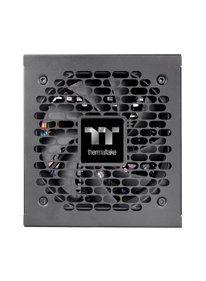 ثيرمال تيك مزود الطاقة Toughpower GT 850W 80+ Gold كامل الوحدات، ATX 3.1، جاهز PCIe 5.1، كابل 12V-2x6 الأصلي، مروحة هيدروليكية 120 مم، مروحة ذكية صفرية، مكثفات يابانية 100%، سكة واحدة +12V (70.8A)، أسود | PS-TPT-0850FNFAGK-3 - Image 3