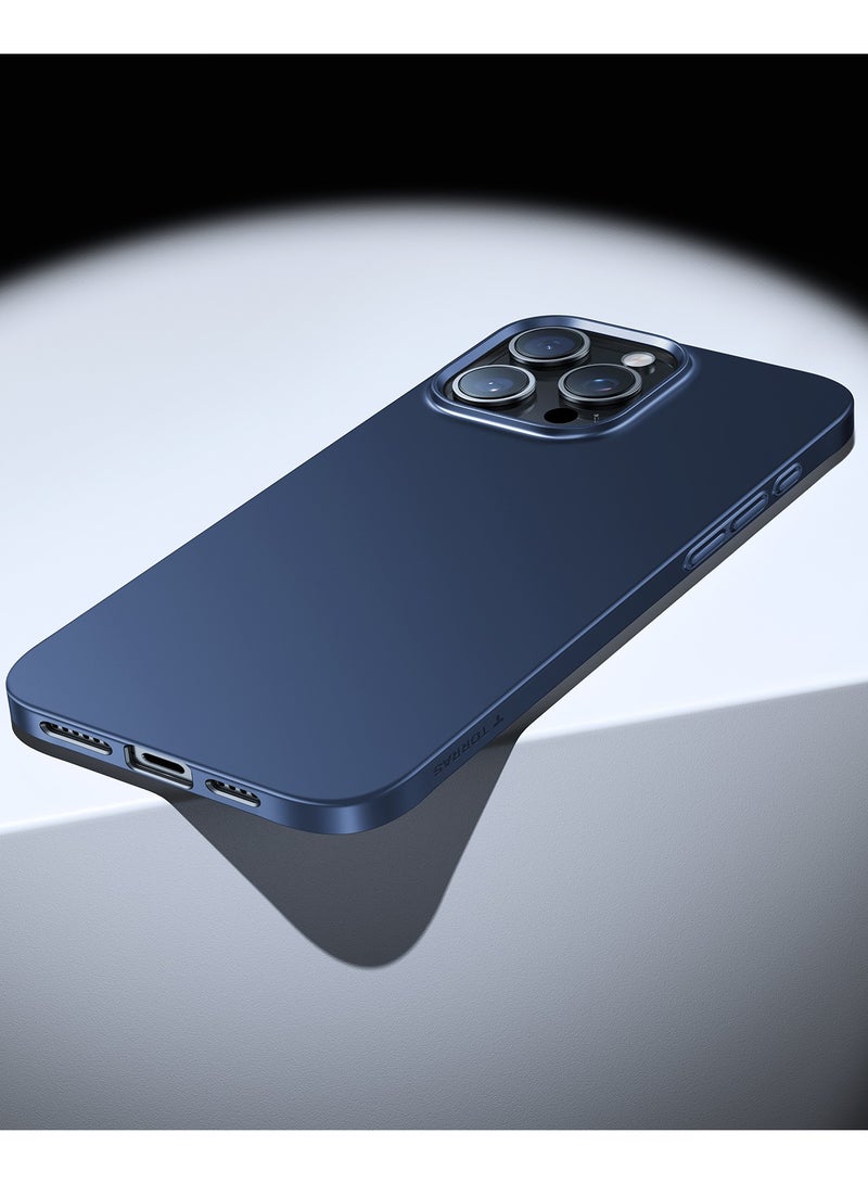 TORRAS Magnetic Slim Fit for iPhone 16 Pro Case 6.3 inch, Ultra-Thin 16 Pro Case Compatible with MagSafe, Lightweight Matte Anti-Scratch Hard PC Cover Phone Case for iPhone 16 Pro OriginFit, Blue Navy Blue - Image 3