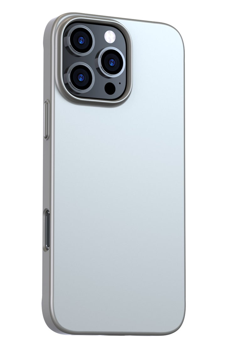 حافظة مغناطيسية رفيعة لجهاز آيفون 16 برو ماكس، حافظة هاتف رفيعة للغاية متوافقة مع MagSafe، مضادة للخدش بخفة مصنوعة من PC Bayer 6.9 بوصة OriginFit، رمادي تيتانيوم - Image 2