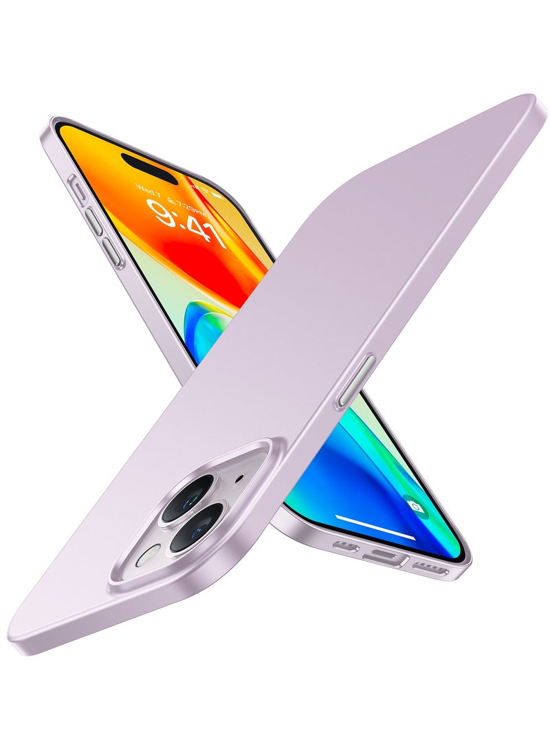 TORRAS Magnetic Slim Fit for iPhone 15 Case, Compatible with MagSafe, Ultra Thin Case for iPhone 15 Case, Matte Hard PC Velvety Touch & Anti-Scratch Protective Cover for iPhone 15 Phone Case, Pink Pink - Image 1