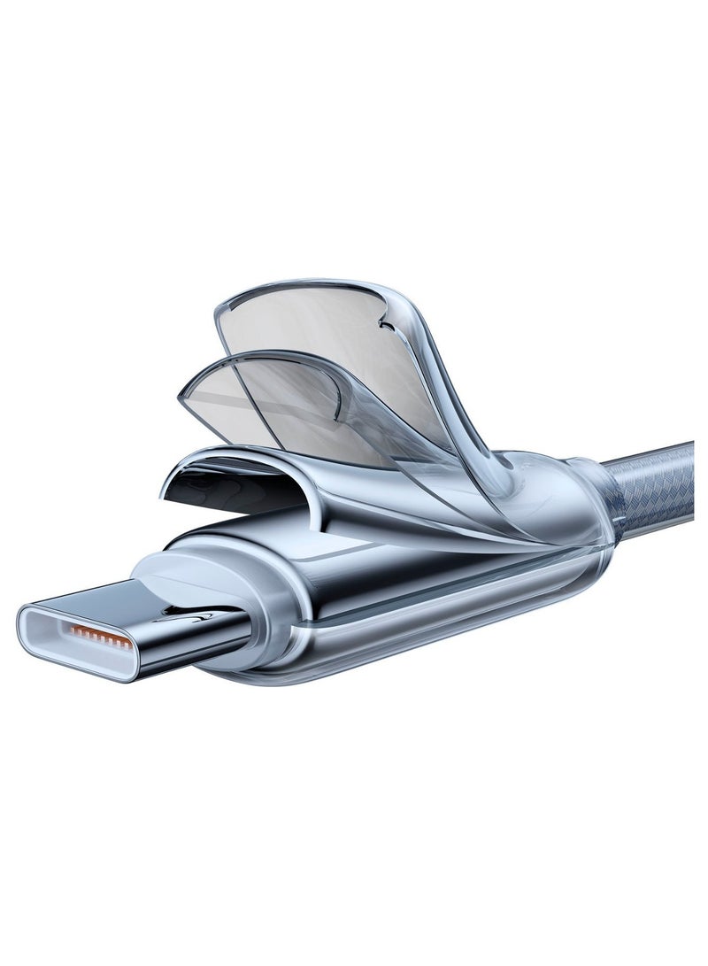 TORRAS USB-C To USB-C Cable 60W (1.2m) Mil-Grade Tested USB-C Charger Cable Fast Charge for iPhone 16/Plus/Pro/Pro Max, iPhone15/Plus/Pro/Pro Max, Samsung S25/Plus/Ultra, S24/Plus/Ultra, S23/Plus/Ultra, MacBook Air, Pro / iPad Pro/Air/Mini (Titanium Grey) Titanium Grey - Image 3