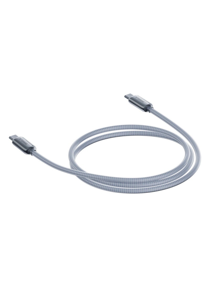 TORRAS USB-C To USB-C Cable 60W (1.2m) Mil-Grade Tested USB-C Charger Cable Fast Charge for iPhone 16/Plus/Pro/Pro Max, iPhone15/Plus/Pro/Pro Max, Samsung S25/Plus/Ultra, S24/Plus/Ultra, S23/Plus/Ultra, MacBook Air, Pro / iPad Pro/Air/Mini (Titanium Grey) Titanium Grey - Image 5