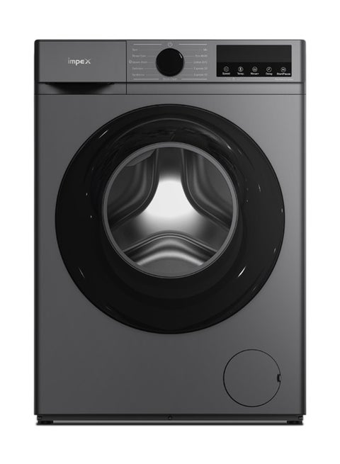 7.5 Kg Front Load Washing Machine, BLDC Inverter Motor, 1200 RPM, 11 Wash Programs, Child Lock, LED Display, Temp & Speed Control, Time Delay,2 Year Warranty 7.5 kg WM0750FS Grey