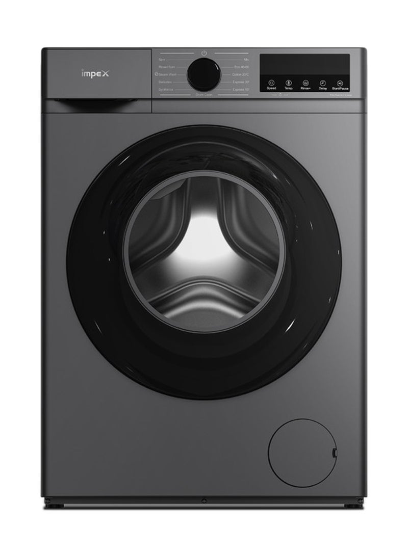 7.5 Kg Front Load Washing Machine, BLDC Inverter Motor, 1200 RPM, 11 Wash Programs, Child Lock, LED Display, Temp & Speed Control, Time Delay,2 Year Warranty 7.5 kg WM0750FS Grey
