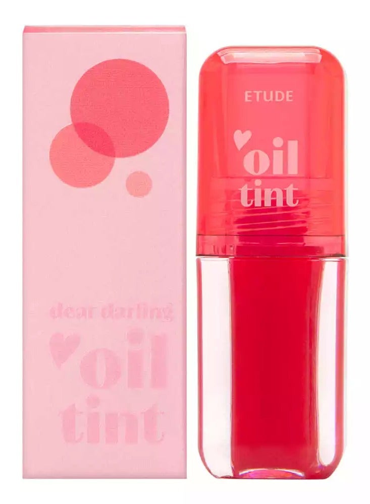 ايتود هاوس Dear Darling Oil Tint by Etude 01 Red Cherry Brand New 01 Real Cherry 4g