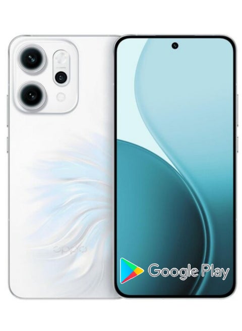 Reno 14 Pro 5G Smart Phone (512GB 12GB RAM) White |Chinese Spec | 6.83” 120Hz AMOLED Screen MTK Dimensity 8450 6200mAh Battery 80W SuperCharge 50W Wireless with a 120Hz refresh rate, a 240Hz touch sampling rate | with Google Play Support