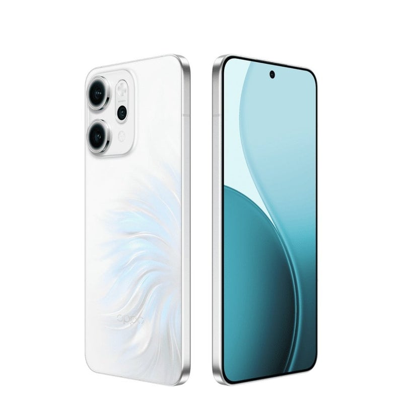 Reno 14 Pro 5G Smart Phone (512GB 12GB RAM) White |Chinese Spec | 6.83” 120Hz AMOLED Screen MTK Dimensity 8450 6200mAh Battery 80W SuperCharge 50W Wireless with a 120Hz refresh rate, a 240Hz touch sampling rate | with Google Play Support