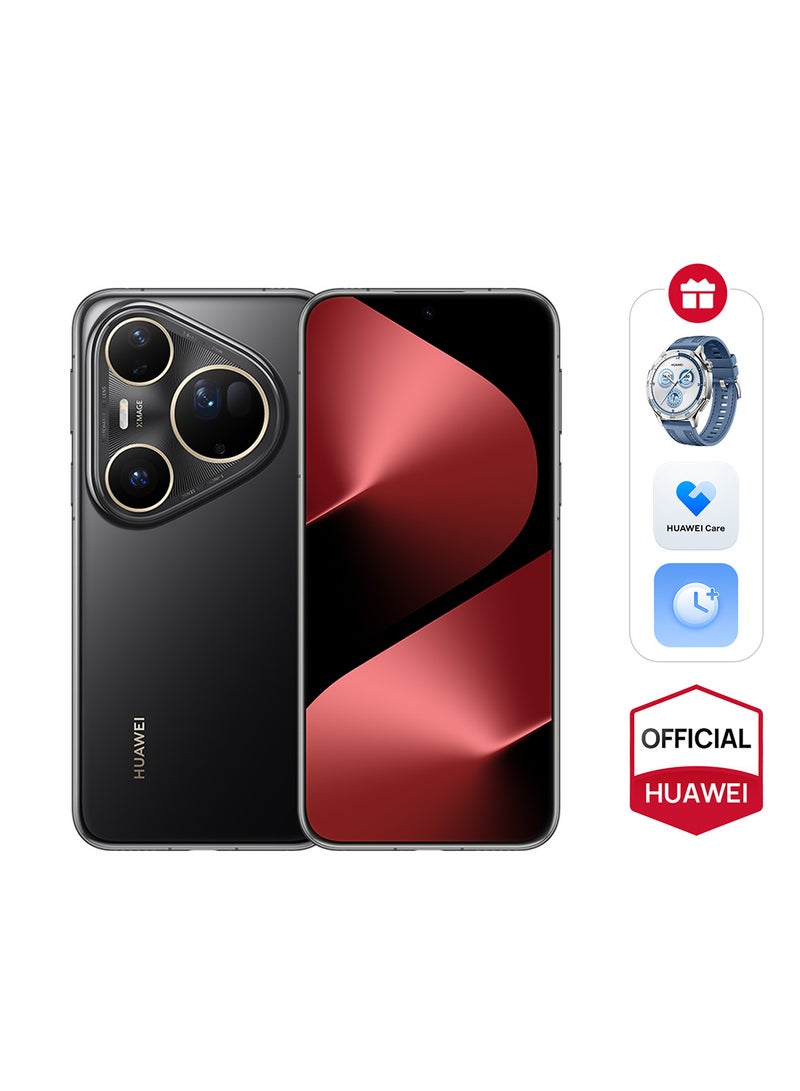 هواوي Pura 80 Ultra Dual SIM Smartphone Golden Black 16GB RAM 512GB - Middle East Version with Free HUAWEI WATCH GT 5 + HUAWEI Care + Extra 6 Months Warranty  - Image 1