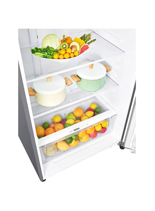 LG 509L Net capacity Double Door Top Mount Refrigerator with Smart Inverter Compressor, DoorCooling, Multi AirFlow, Humidity Controller, Smart Diagnosis LTC752HQCM Dark Graphite - Image 4