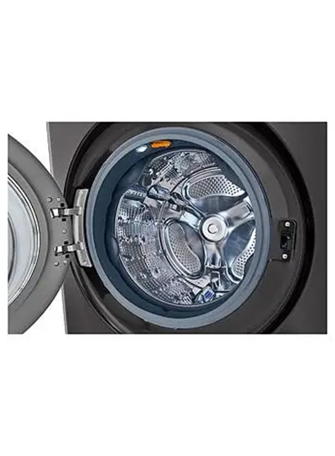 إل جي Wash Tower 19 Kg washer / 16 Kg dryer, 1100 RPM with Smart pairing, TurboWash 360, AI DD, Stainless steel drum Turbo wash, Smart pairing, Thinq wifi W1S1CVK2EHM Black  - Image 5