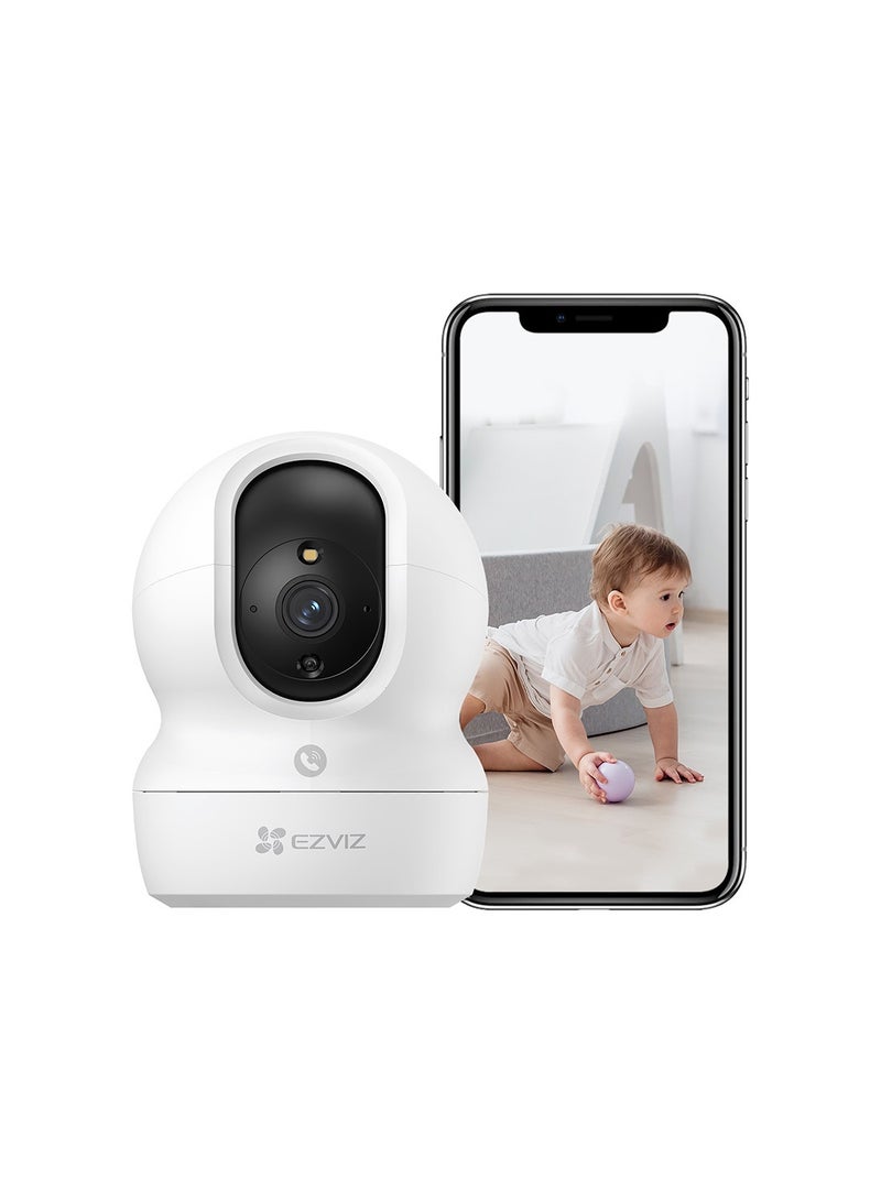 إيزفيز Security Camera CP1 Pro, 4MP CCTV Camera for Home, 360° Indoor Camera, Baby Monitor with Color Night Vision, Human Shape & Loud Noise Detection with Auto-Tracking, Two-Way Audio, Dual-Band Wi-Fi  - Image 1