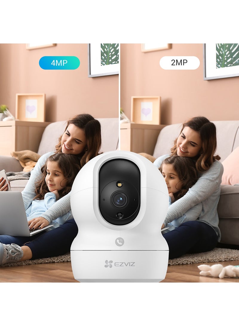 إيزفيز Security Camera CP1 Pro, 4MP CCTV Camera for Home, 360° Indoor Camera, Baby Monitor with Color Night Vision, Human Shape & Loud Noise Detection with Auto-Tracking, Two-Way Audio, Dual-Band Wi-Fi  - Image 3