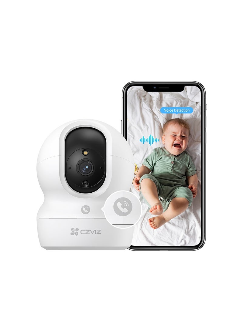 إيزفيز Security Camera CP1 Pro, 4K/8MP 360° Indoor Camera, Home Camera with Color Night Vision, Smart Camera with Human Shape & Loud Noise Detection with Auto-Tracking, Two-Way Audio, Dual-Band Wi-Fi  - Image 1