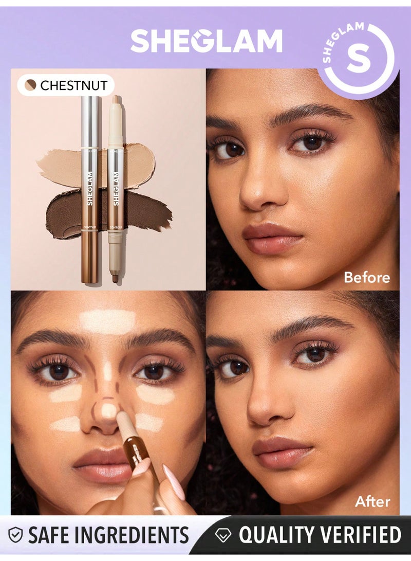 شيجلام قلم تحديد وإضاءة الأنف 2 في 1 من SG فاين لاين - Image 2