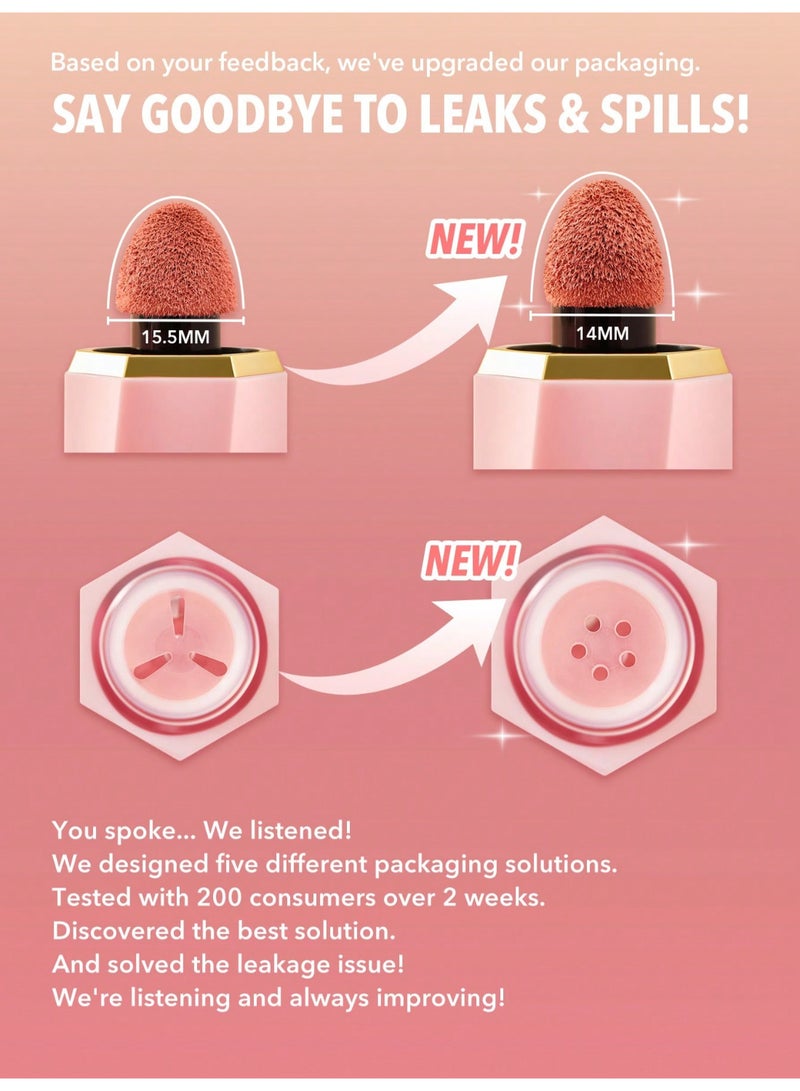 شيجلام أحمر خدود سائل بلوم الملون - Image 3