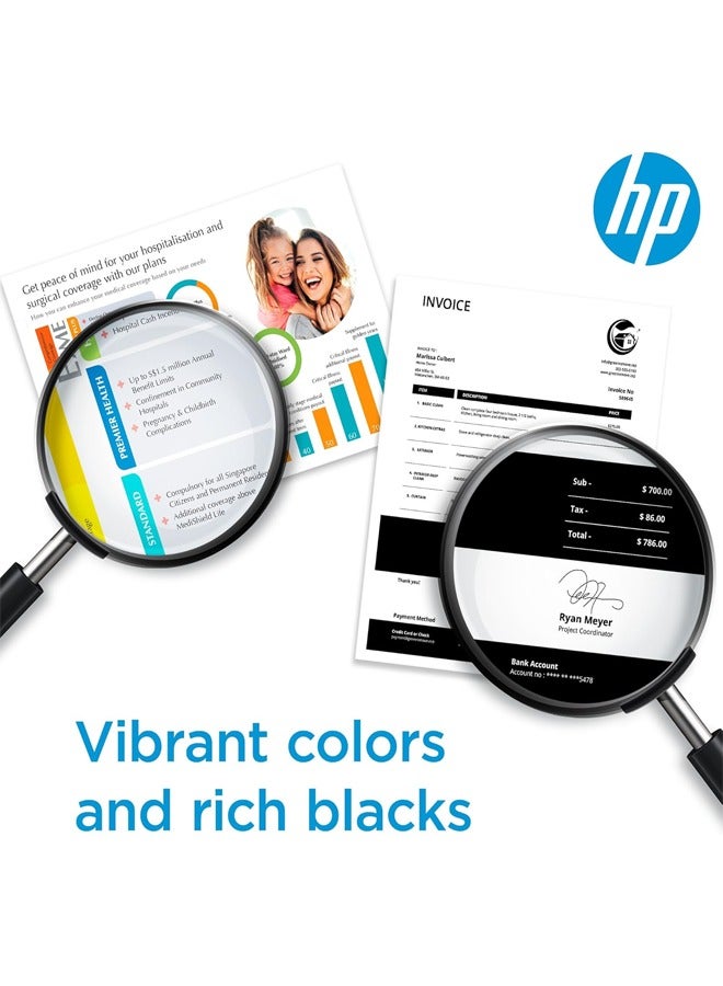 HP 213A Yellow Original LaserJet Toner Cartridge, W2132A. Works with HP LaserJet Enterprise 5700, 5800, 6700, 6701, 6800, 6801 Yellow  - Image 4