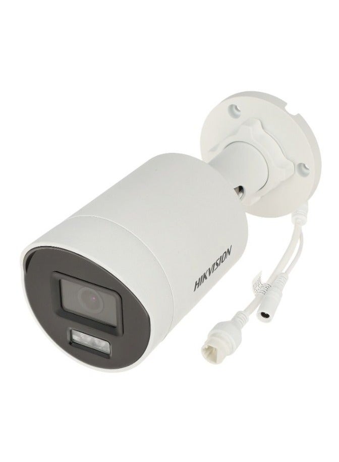 HIKVISION 8MP Smart Hybrid Light ColorVu Mini Bullet IP Camera, 2.8mm Lens, 4K UHD, IR & White Light up to 40m, AcuSense AI Human/Vehicle Detection, 130dB WDR, Built-in Mic & Speaker, Active Strobe & Audio Alarm, Two-Way Audio, microSD Slot (512GB), H.265+, IP67, PoE | DS-2CD2087G2H-LIU/SL  - Image 4