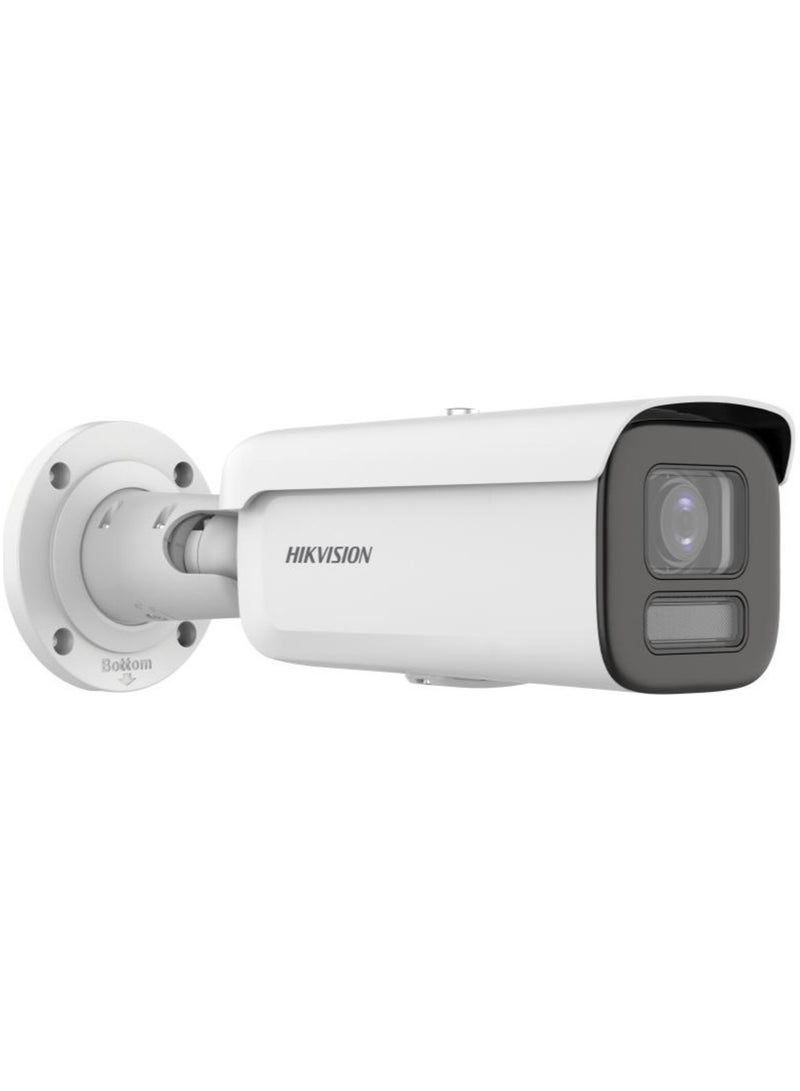 HIKVISION DS-2CD2687G2HT-LIZS 8MP Smart Hybrid Light ColorVu Motorized Varifocal Bullet Network Camera, 2.8-12mm Lens, AcuSense, DarkFighter, Full-Time Color, IR & White Light 60m, H.265+, 120dB WDR, IP66, IK10, PoE+, Human/Vehicle Detection, microSD up to 512GB, Audio/Alarm I/O  - Image 2