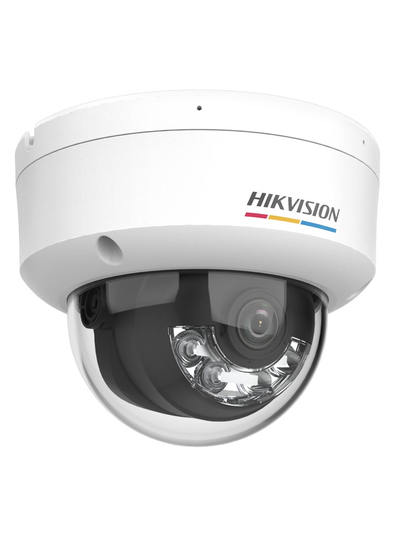 HIKVISION DS-2CD1127G2H-LIU 2MP ColorVu IP Dome Camera, Full HD 1080p, Smart Hybrid Light 30m IR & White Light, Fixed 2.8mm Lens (106° Wide Angle), Built-in Mic, Human & Vehicle Detection, IP67 Waterproof, IK08 Vandal-Proof, H.265+, PoE/12V DC  - Image 3