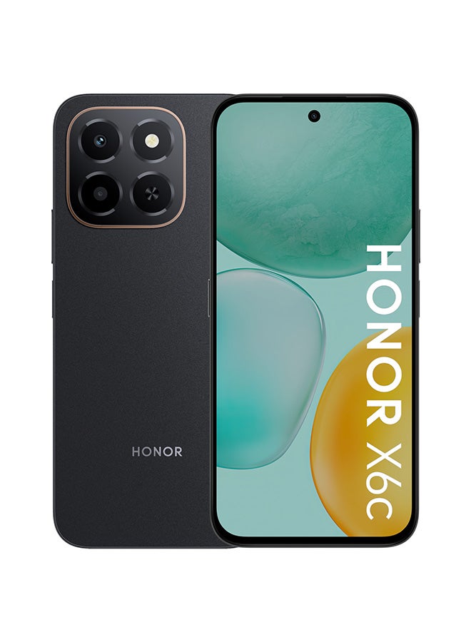 Honor X6c Dual SIM 4G Midnight Black 6GB RAM 256GB - Middle East Version - Image 1
