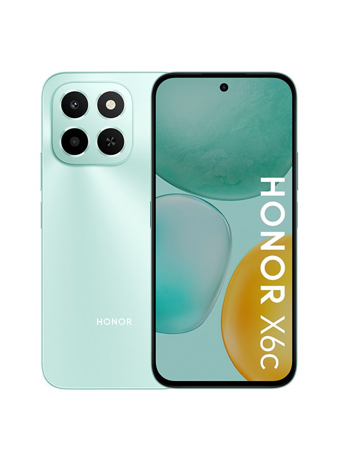 Honor X6c Dual SIM 4G Ocean Cyan 6GB RAM 128GB - Middle East Version - Image 1