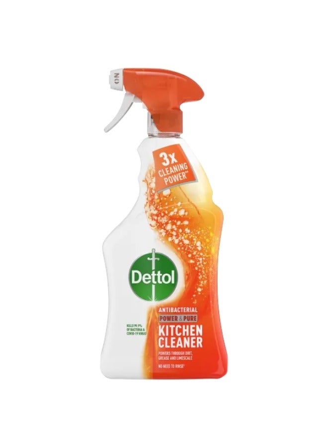 ديتول "Dettol Power & Pure Kitchen  Cleaning Spray 1L" 1000ml