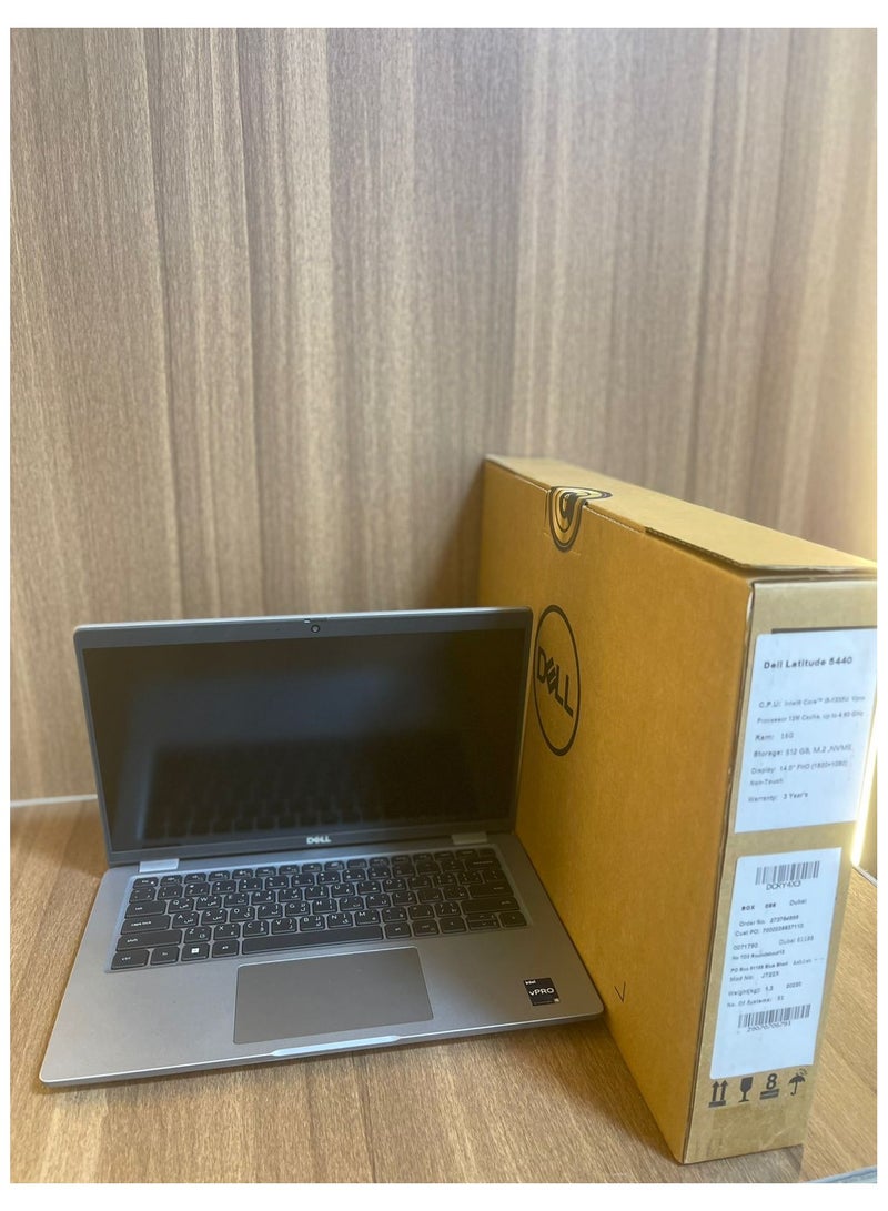 DELL Renewed Latitude 5440 – Intel Core i5-1335U – 16GB RAM – 512GB SSD – 14" FHD – Windows 11 – Business Laptop – 10 Cores English/Arabic silver  - Image 3