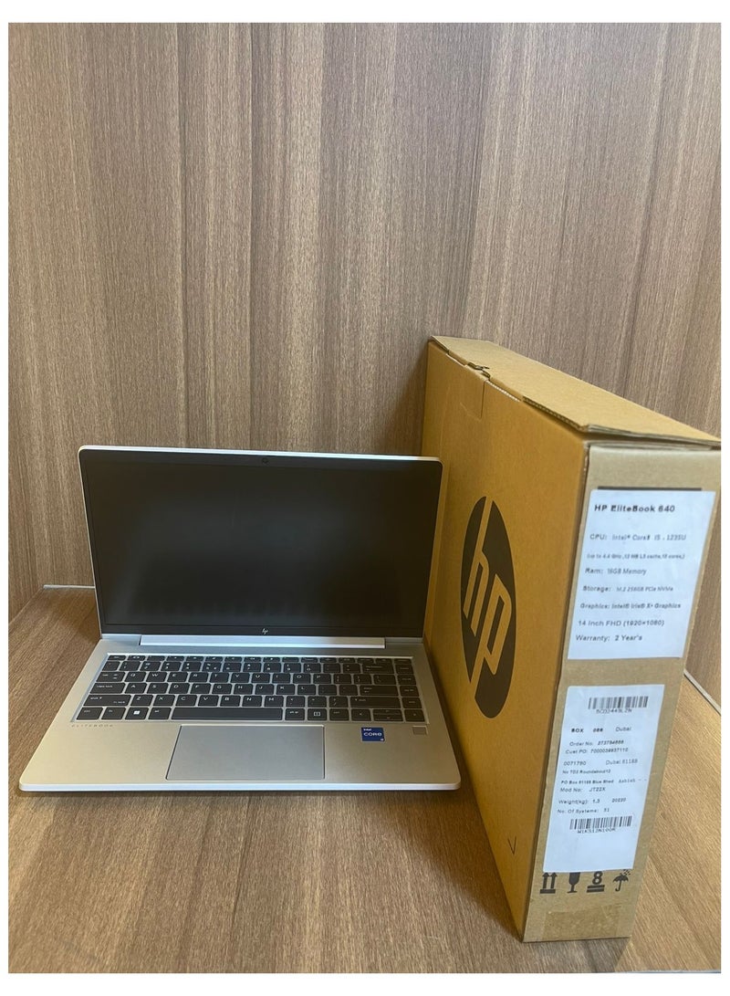 HP Renewed EliteBook 640 G9 – Intel Core i5-1235U – 16GB RAM – 256GB SSD – 14" FHD – Windows 11 – 10-Core Business Laptop English/Arabic silver  - Image 4