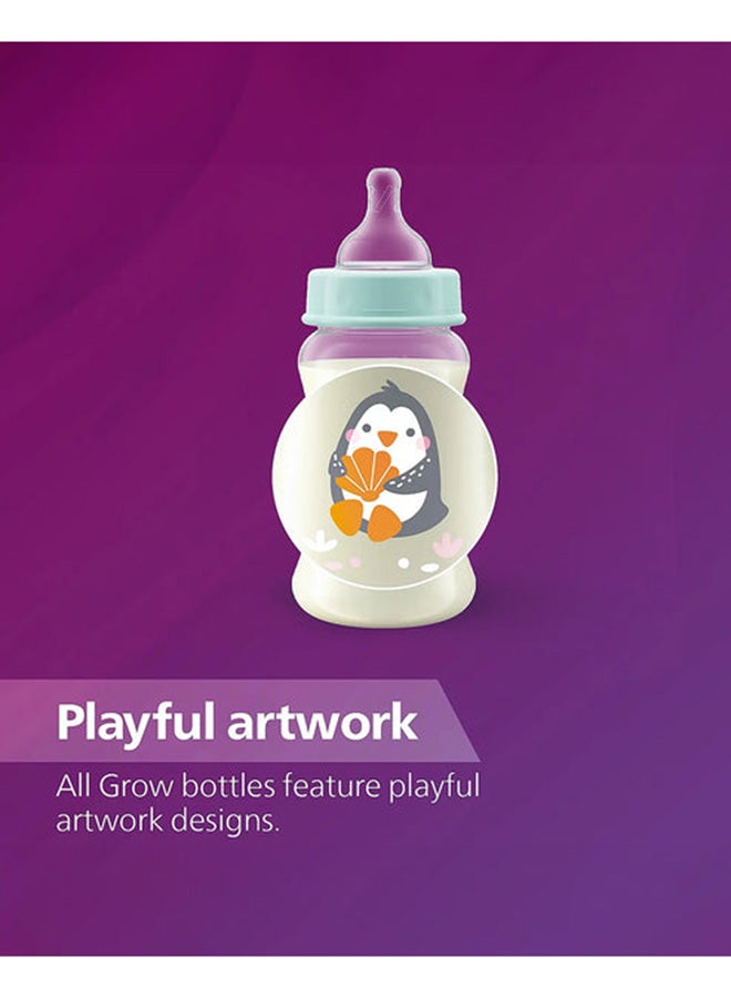 زجاجة تغذية فيليبس أفينت المضادة للمغص مع حلمة تدفق 1M+ من فراتيللي – (250 مل) - Image 4