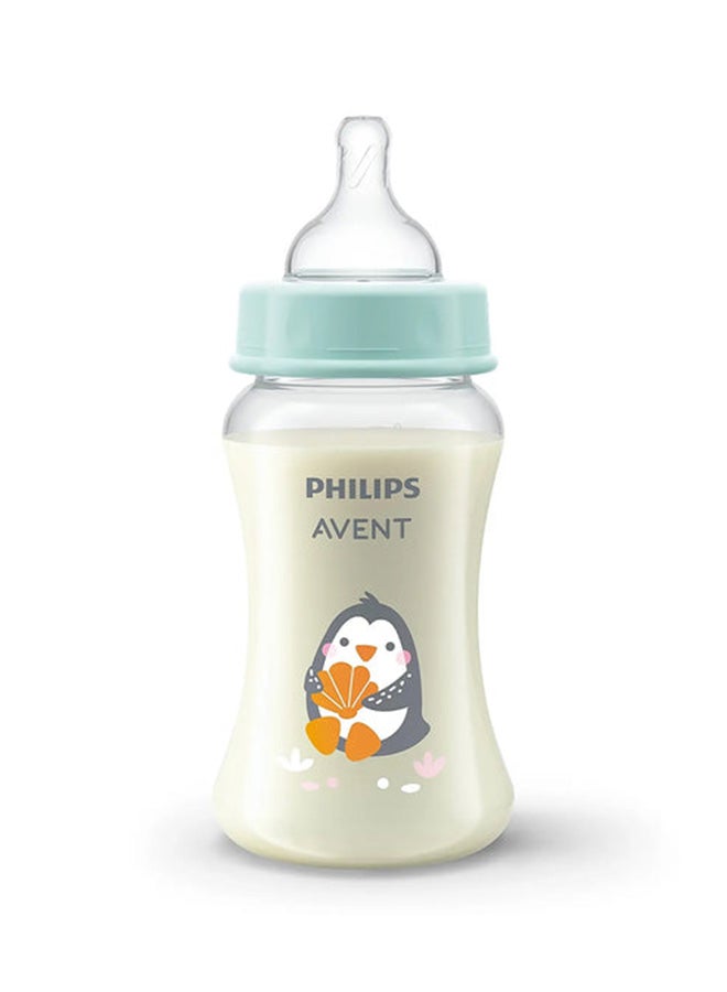 زجاجة تغذية فيليبس أفينت المضادة للمغص مع حلمة تدفق 1M+ من فراتيللي – (250 مل) - Image 2