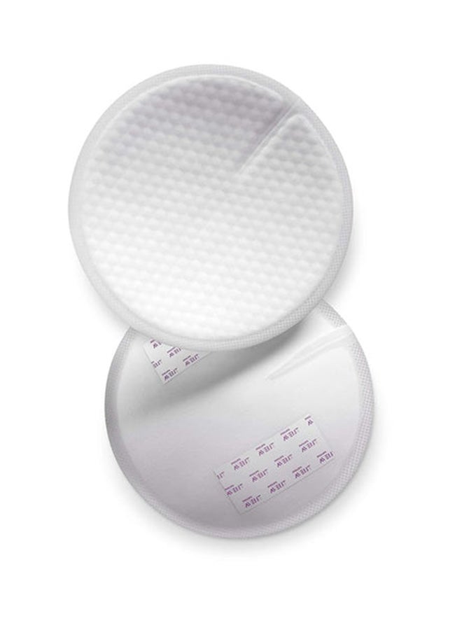 وسادات ثدي قابلة للاستخدام مرة واحدة من فيليبس أفينت - سمك 2 مم - ثلاث طبقات - عبوة من 24