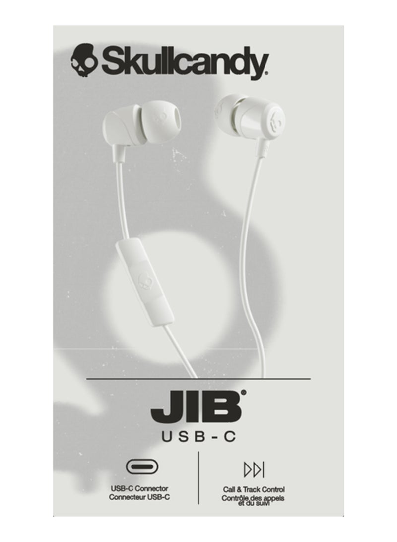 Skullcandy Jib USB-C Wired Earbuds with Noise Isolating Fit, Built-in Microphone Call and Track Control for iPhone, Android, Ear Gels Included for Custom Fit Bone  - Image 4