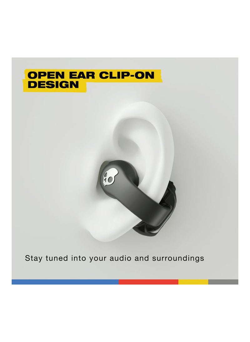 Skullcandy Push 720 Open-Ear True Wireless Bluetooth Earbuds, 14mm Dynamic Drivers, 30 Hrs Battery Life, IP67 Sweat and Waterproof, Google Fast Pair+Finder, Wireless Charging Case/Pouch True Black  - Image 3