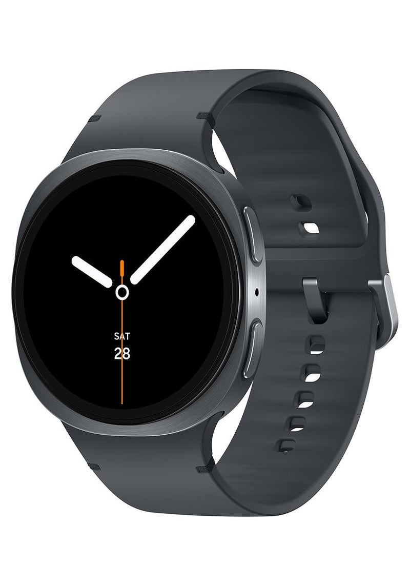 Samsung Galaxy Watch 8 44mm (Middle East Version) GPS Smartwatch, Everyday Health Coach, Cushion Design, Dynamic Lug System, 3nm Processor, Sleep Coaching, Running Coach - Graphite - Image 1