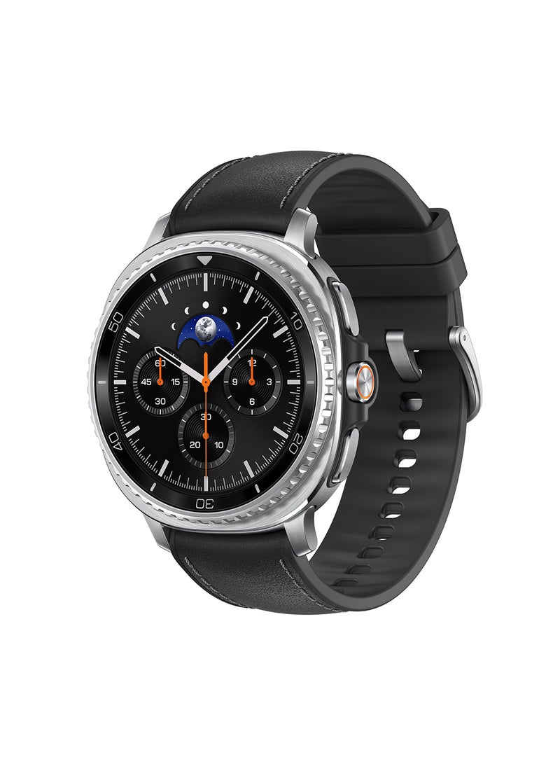 Samsung Galaxy Watch 8 Classic 46mm (Middle East Version) GPS Smartwatch, Cushion Design, Rotating Bezel, Quick Button, 3nm Processor, Sleep Coaching, Running Coach Black  - Image 1