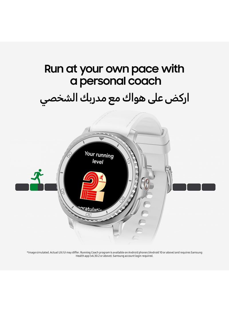 Galaxy Watch 8 Classic 46mm (Middle East Version) GPS Smartwatch, Cushion Design, Rotating Bezel, Quick Button, 3nm Processor, Sleep Coaching, Running Coach Black