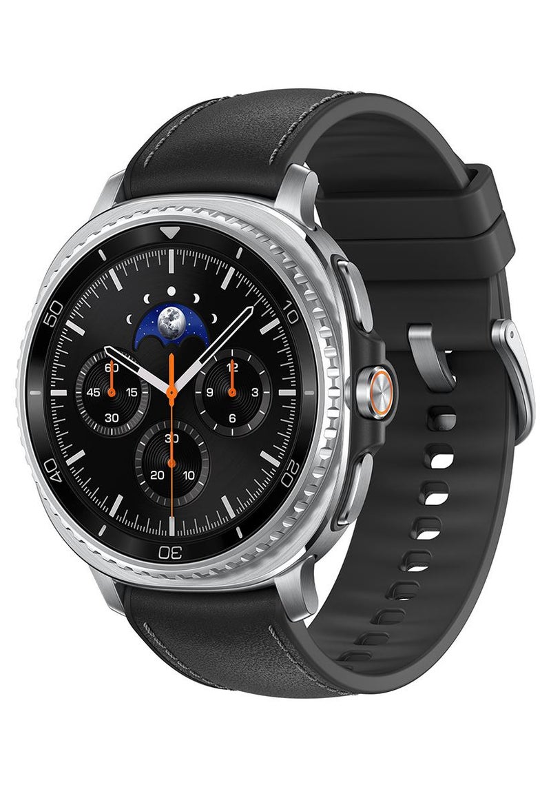 Samsung Galaxy Watch 8 Classic 46mm (Middle East Version) GPS Smartwatch, Cushion Design, Rotating Bezel, Quick Button, 3nm Processor, Sleep Coaching, Running Coach Black - Image 1