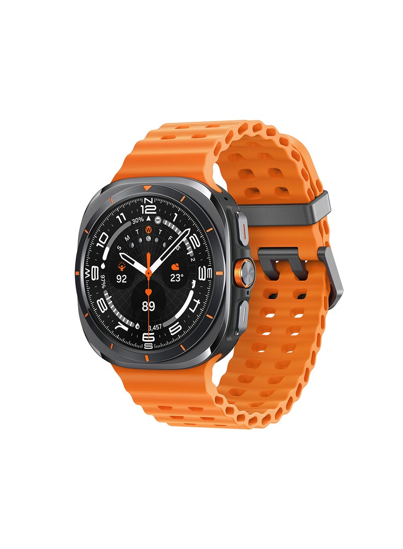 Samsung Galaxy Watch Ultra 2025 47mm (KSA Version) LTE Smartwatch, 64GB Storage, Durable Titanium Casing, Cushion Design, Quick Button, Al-Powered Health Monitoring Gray  - Image 1