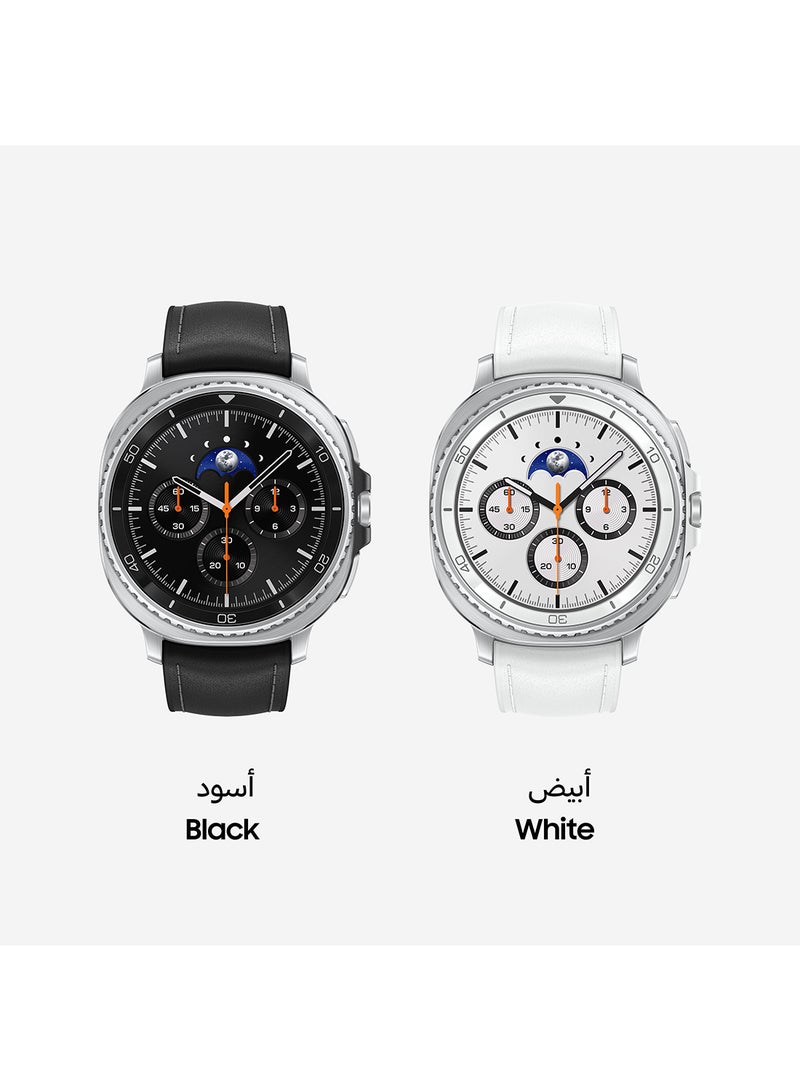 Samsung Galaxy Watch 8 Classic 46mm (UAE Version) LTE  Smartwatch, Cushion Design, Rotating Bezel, Quick Button, 3nm Processor, Sleep Coaching, Running Coach - Black - Image 2