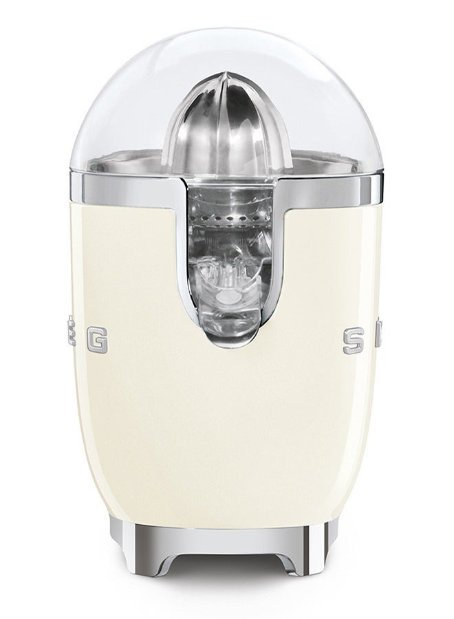 smeg Cream Retro Style Citrus Juicer 70 W CJF11CRAU Cream - Image 3