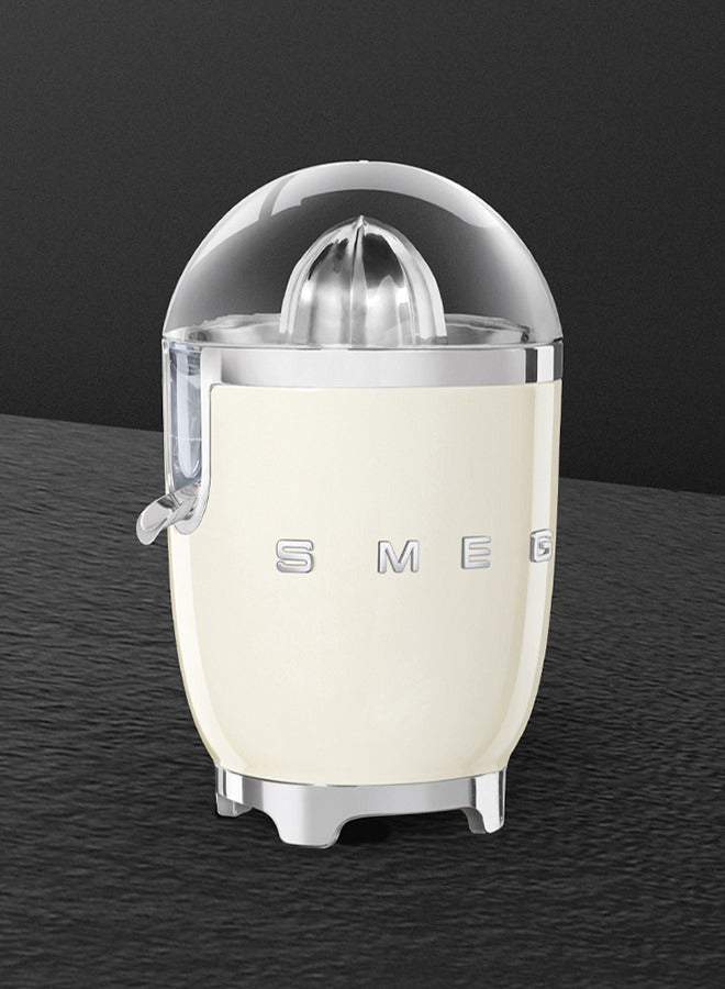 smeg Cream Retro Style Citrus Juicer 70 W CJF11CRAU Cream - Image 5