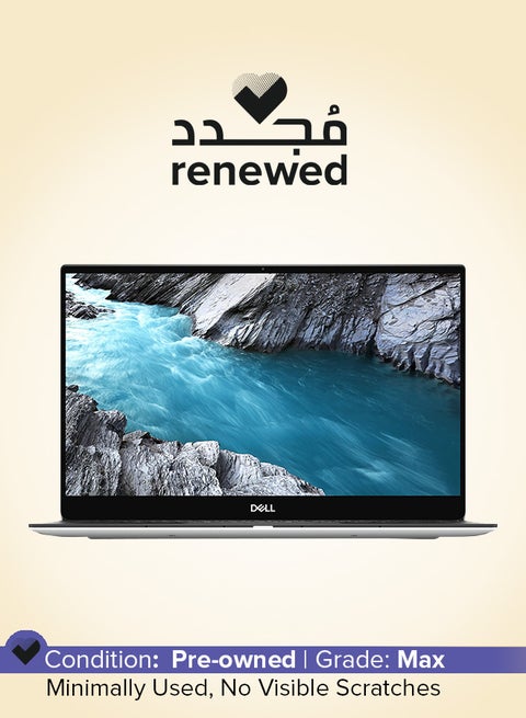 Renewed - XPS 13-7390 Laptop With 13.3-Inch Full HD Display, Core i7-10510U Processor/10th Gen/Quad Core/16GB RAM/1TB SSD/Intel Iris XE Graphics/Windows 10 Pro English Silver