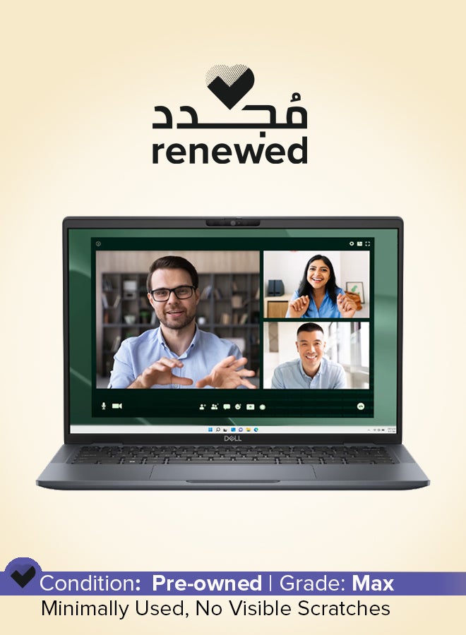 DELL Renewed - Latitude 7450 Laptop With 14-Inch Full HD Display, Core Ultra 7-165U Processor/12-Core/32GB RAM/1TB SSD/Intel Iris XE Graphics/Windows 11 Pro English Platinum Silver - Image 1